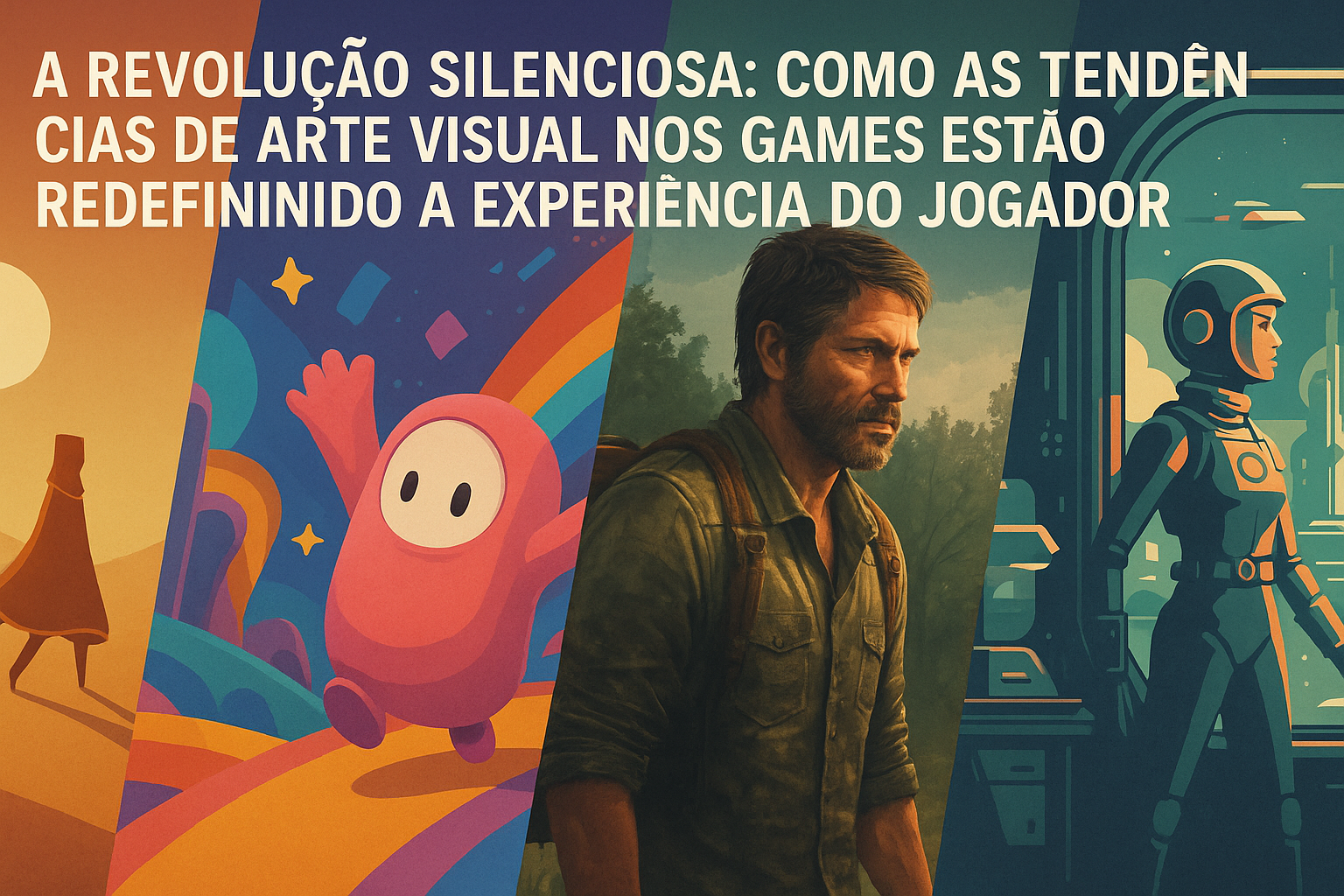 A Revolução Silenciosa Como as Tendências de Arte Visual nos Games Estão Redefinindo a Experiência do Jogador