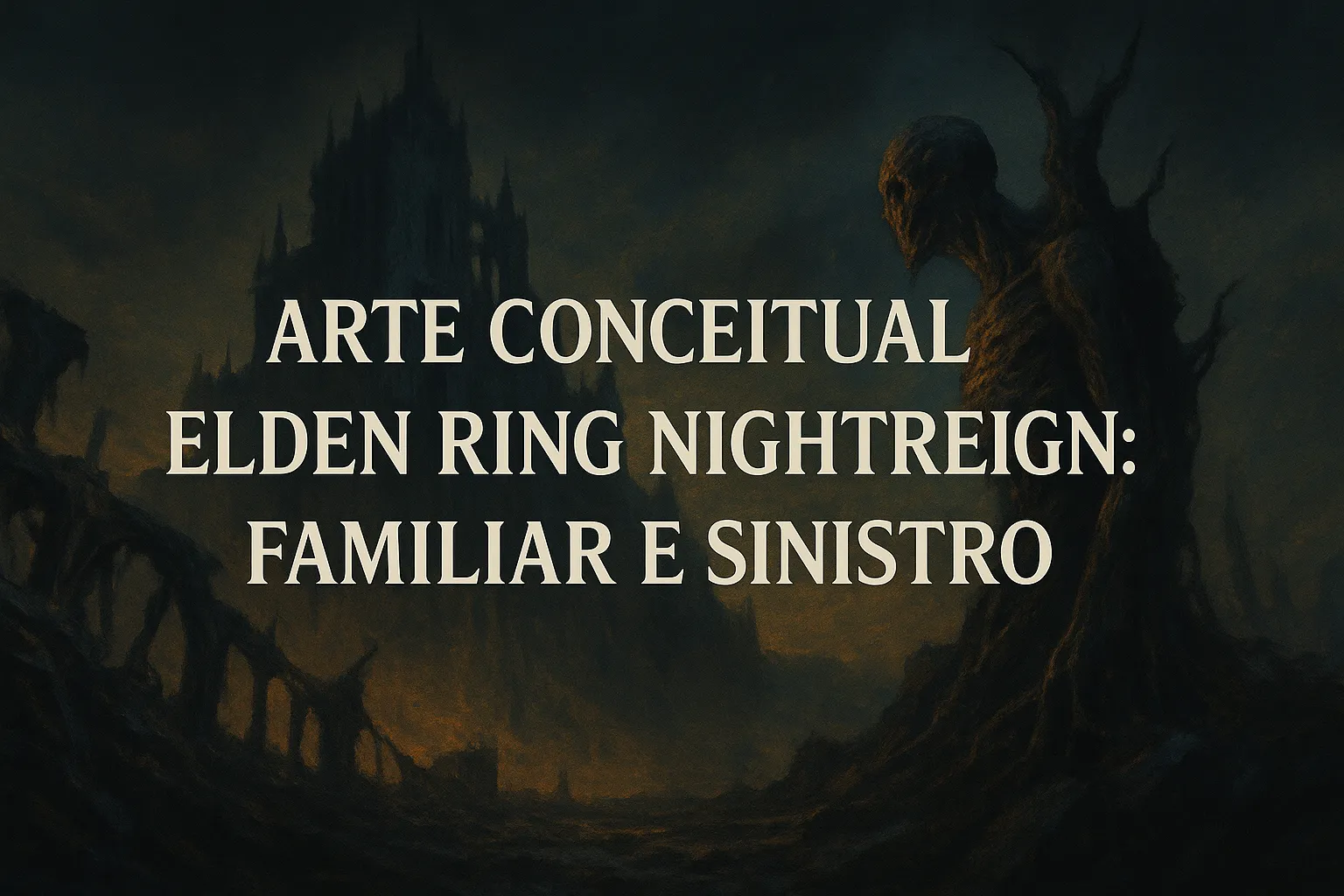 Arte conceitual elden ring night