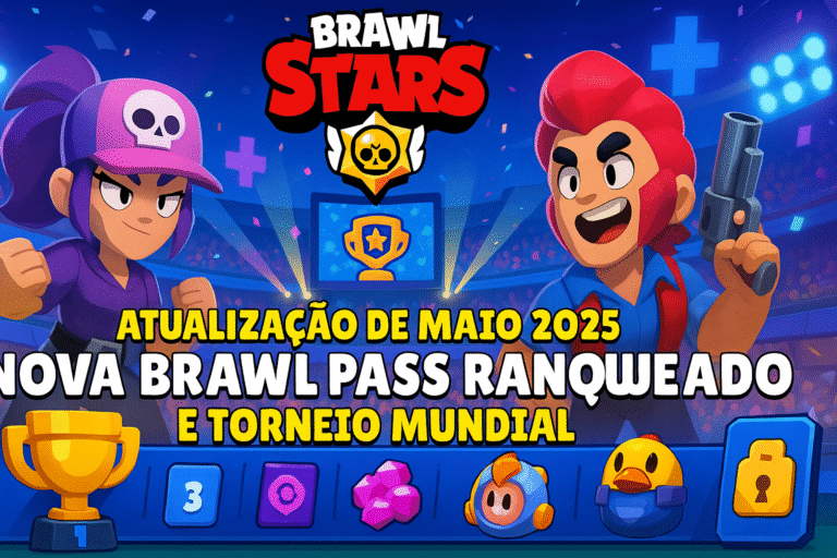 Brawl stars atualização de maio 2025 traz novo brawl pass ranqueado e torneio mundial