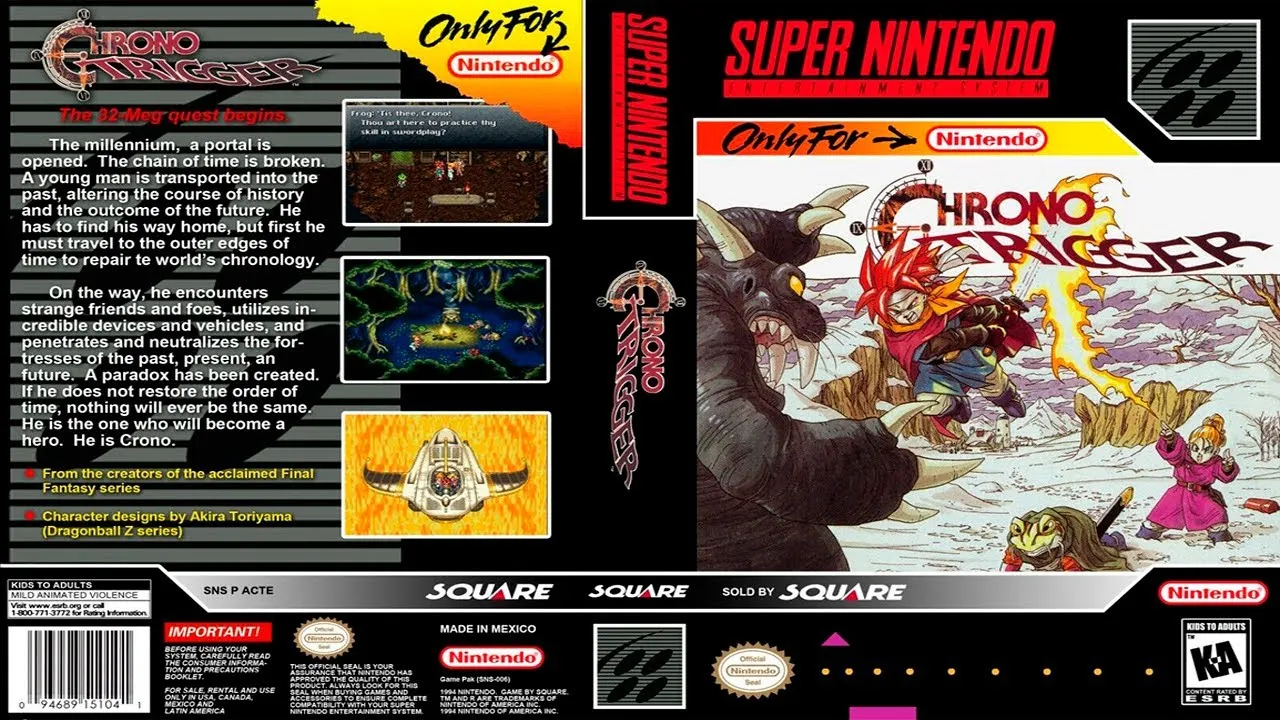 Chrono trigger introduziu mecânicas revolucionárias para a época
