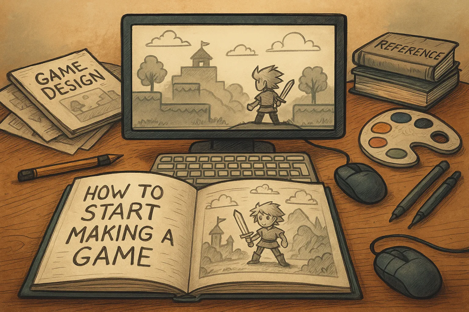 Como começar a desenvolver um jogo ideias, referências e primeiros passos