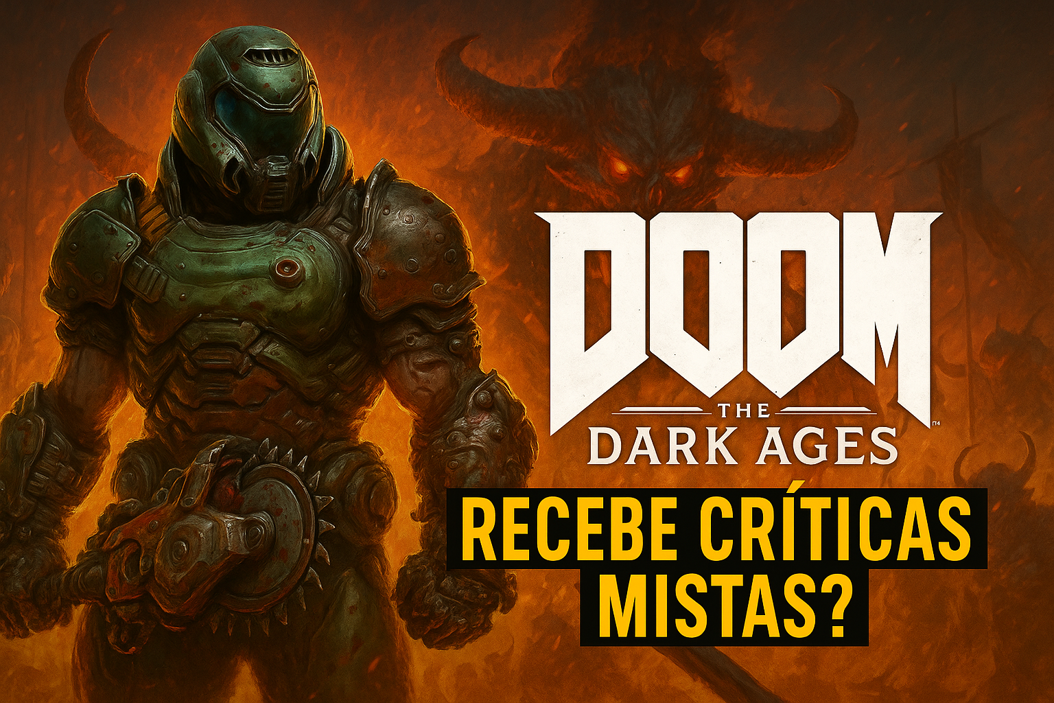 Doom the dark ages recebe críticas mistas trilha sonora é ponto de debate entre jogadores