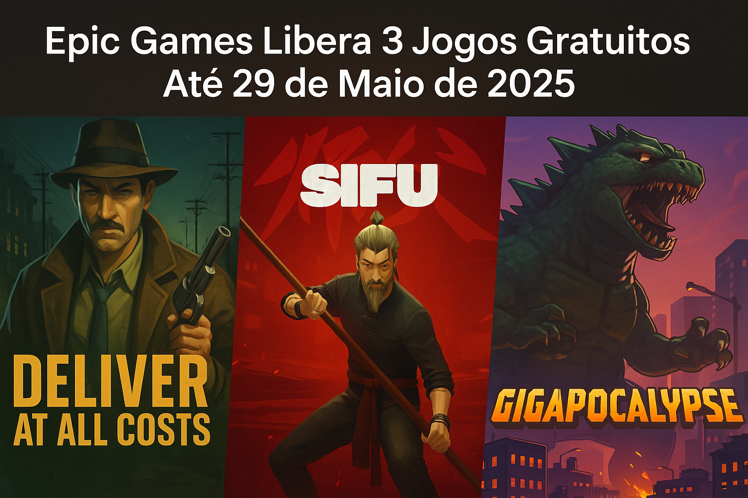 Epic games libera 3 jogos gratuitos, incluindo novo lançamento da konami