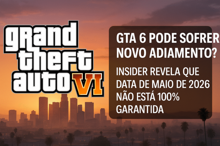 GTA 6 Pode Sofrer Novo Adiamento? Insider Revela que Data de Maio de 2026 Não Está 100% Garantida