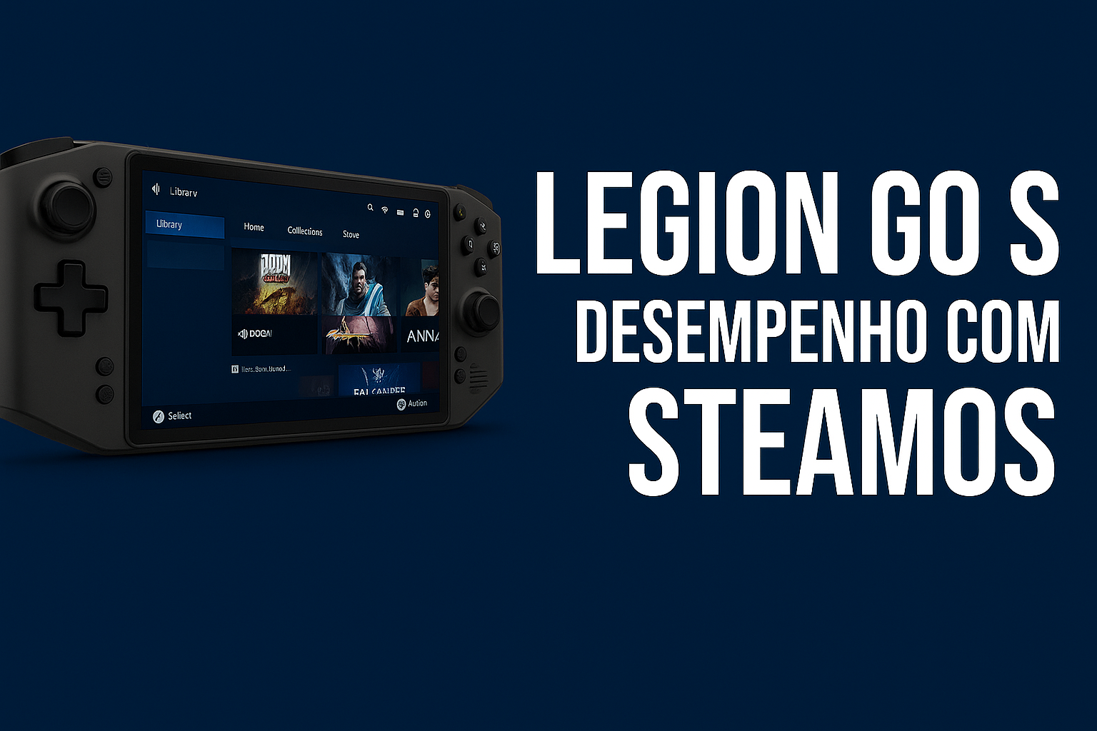 Legion go s desempenho com steamos surpreende e reacende debate sobre portáteis