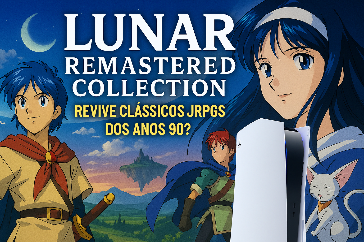 Lunar remastered collection revive clássicos jrpgs dos anos 90