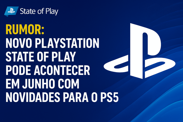 Rumor de novo playstation state of play em junho pode antecipar grandes anúncios para o ps5