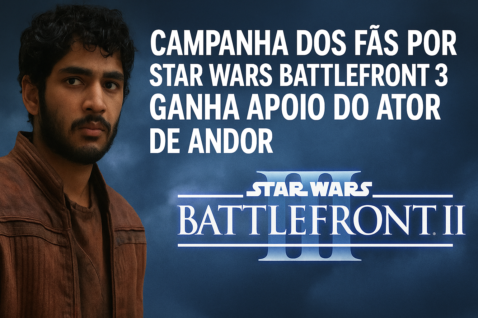 Star wars battlefront 3 ganha força com apoio de ator de andor e pico de jogadores no steam