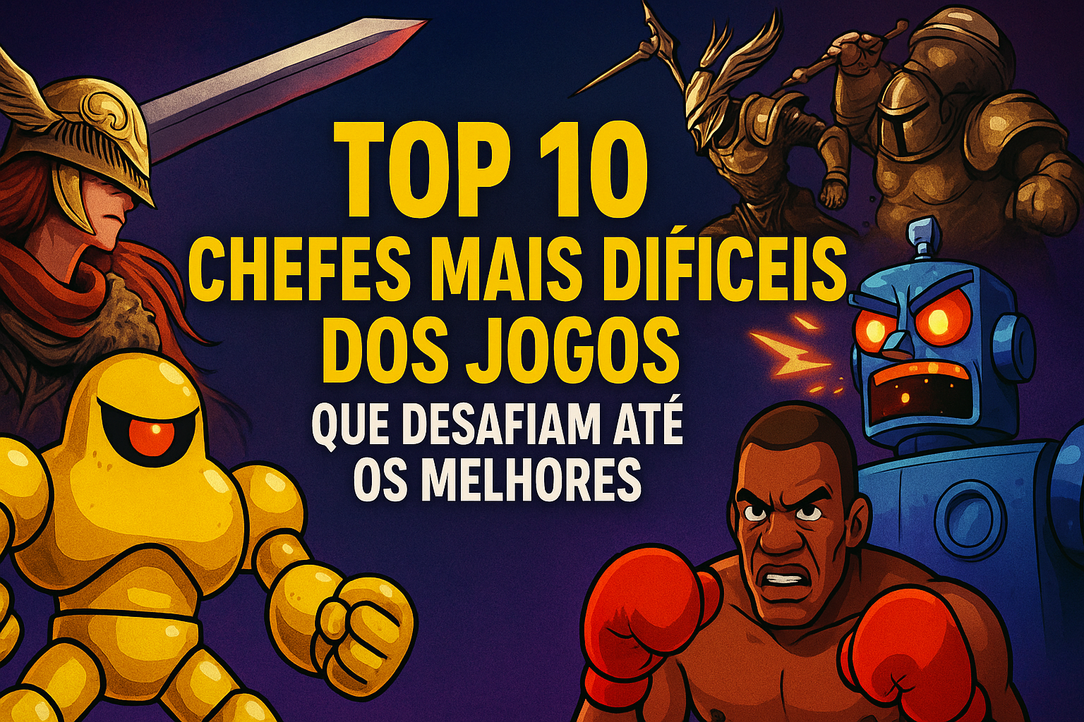 Top 10 chefes mais difíceis dos jogos que desafiam até os melhores