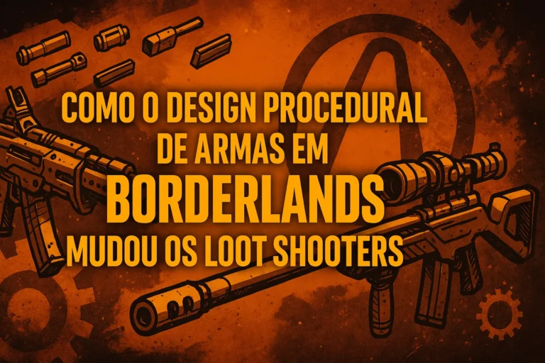 Como o design procedural de armas em borderlands mudou os loot shooters