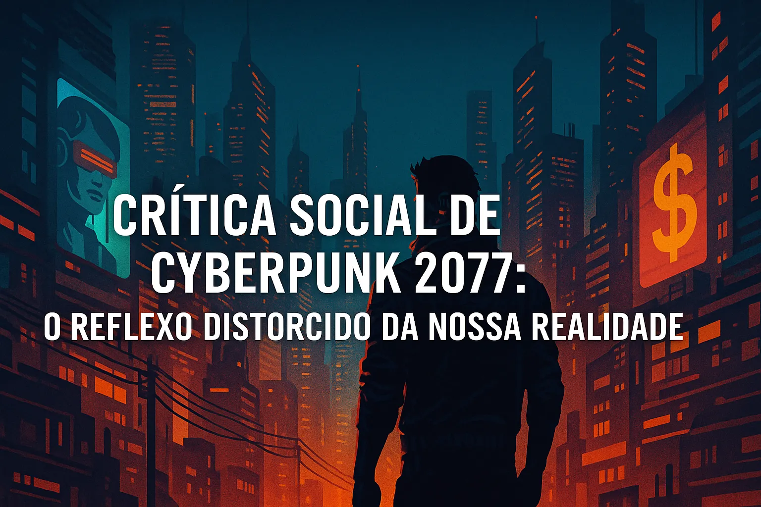Crítica social de cyberpunk 2077 o reflexo distorcido da nossa realidade