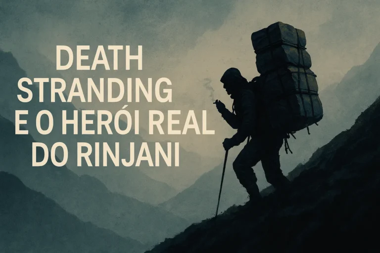Death stranding e o herói real do rinjani quando a vida imita os games e uma pessoa solitária carrega o mundo nas costas