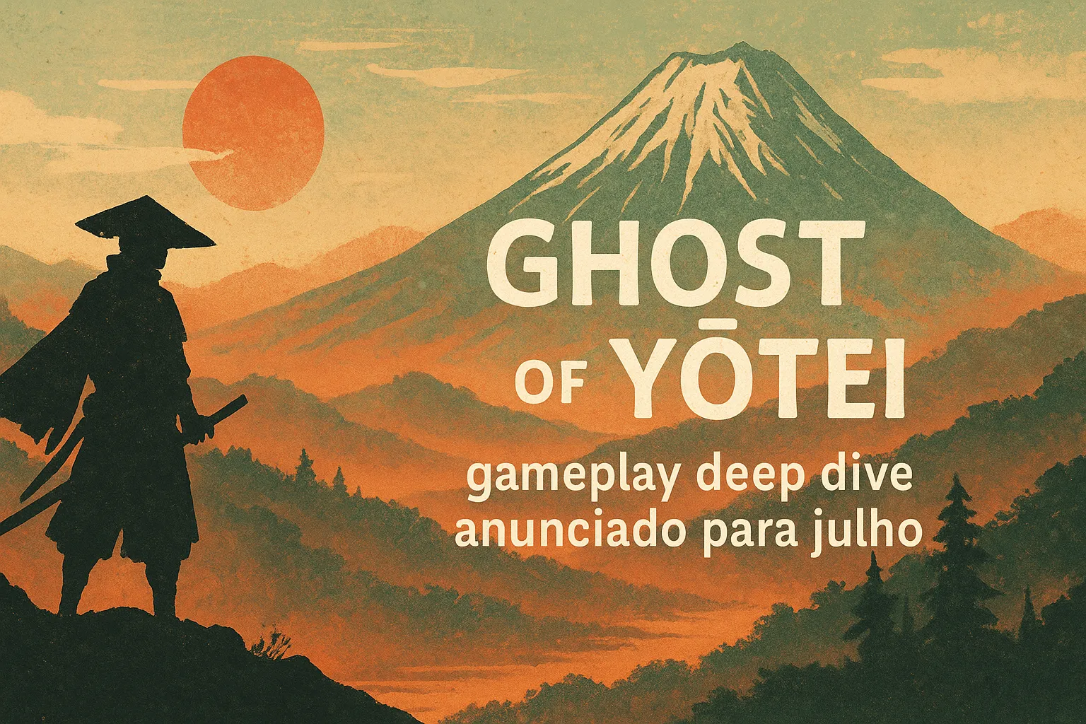 Ghost of yotei nova protagonista, mecânicas evoluídas e lançamento em outubro