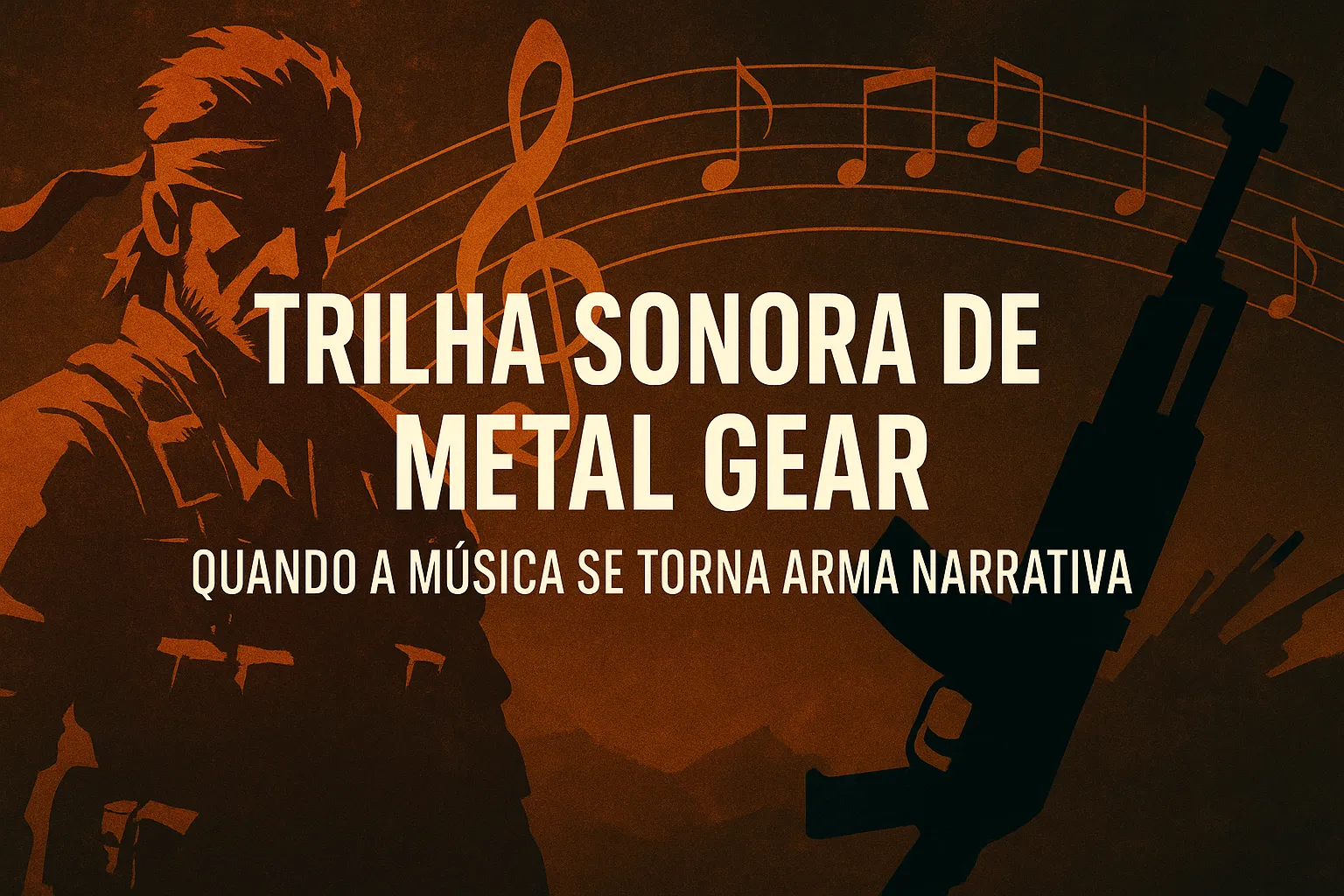 Trilha sonora de metal gear quando a música se torna arma narrativa