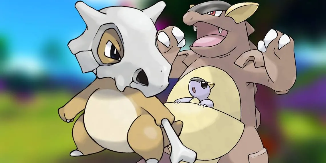 Cubone quase foi um baby kangaskhan