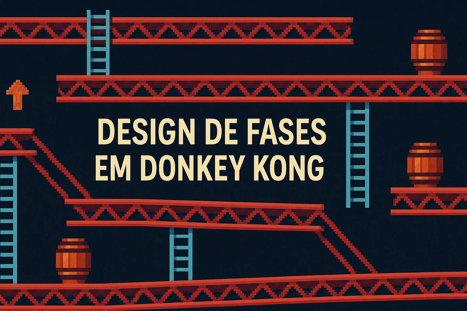 Design de fases em donkey kong como um clássico moldou todo um gênero