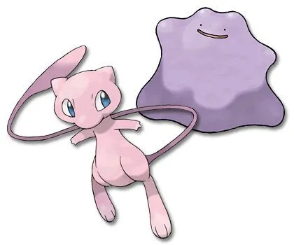 Ditto pode ser um clone falho de mew