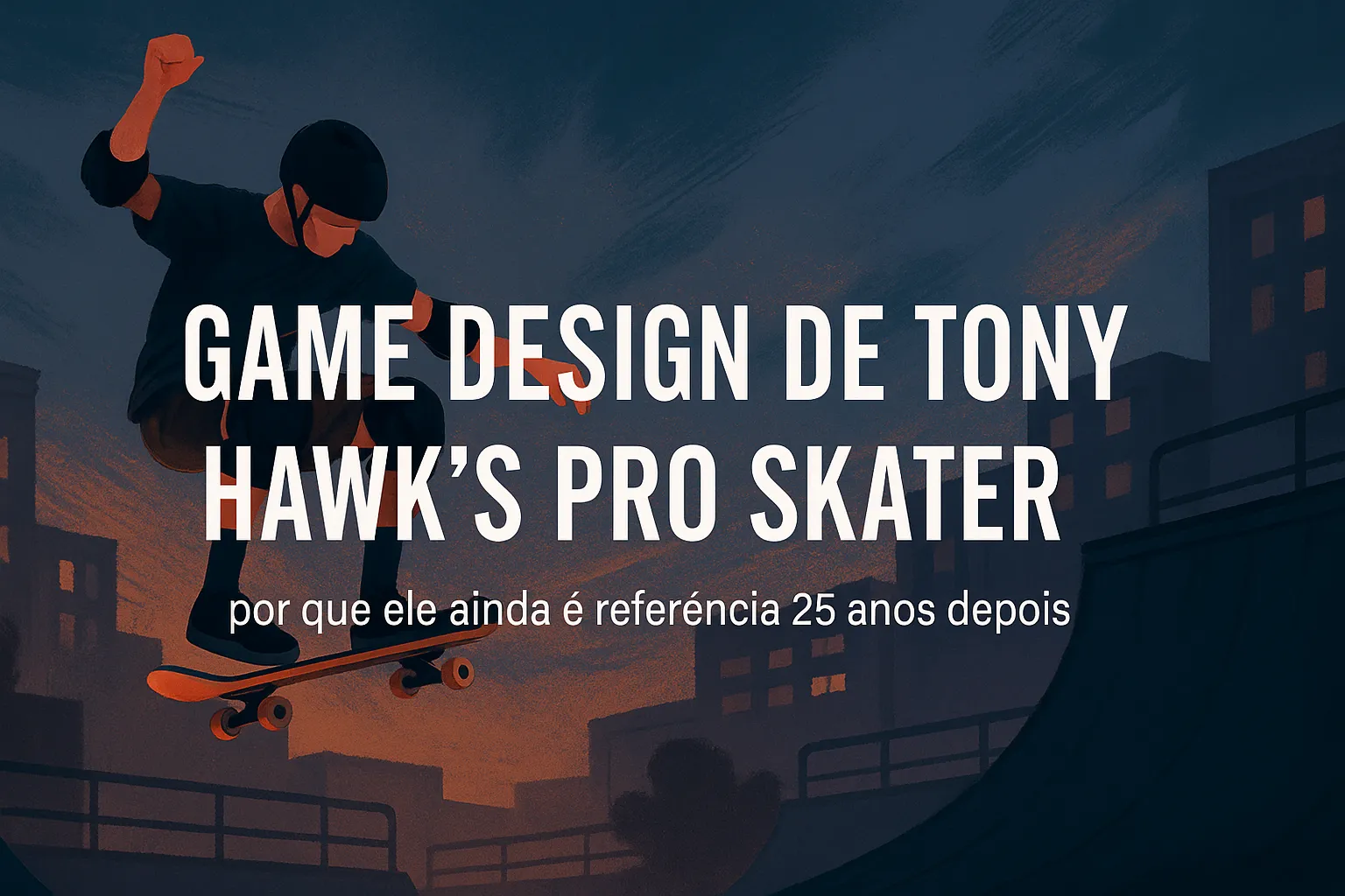 Game design de tony hawks pro skater por que ele ainda é referência 25 anos depois